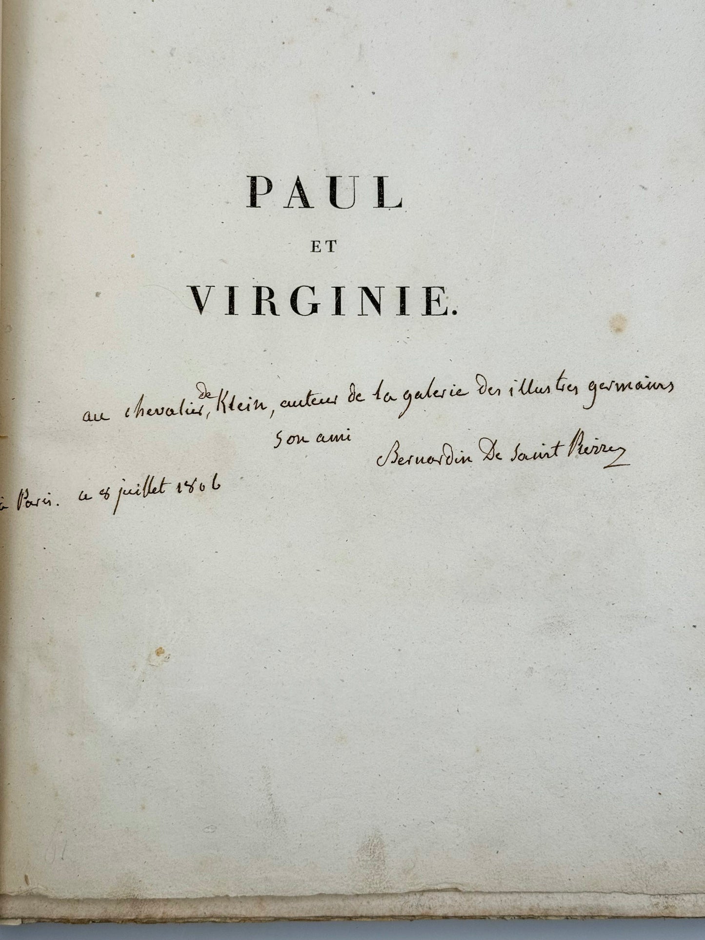 Paul et Virginie.