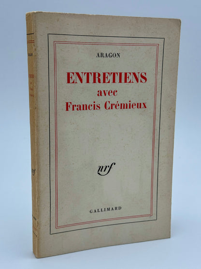 Entretiens avec Francis Crémieux.