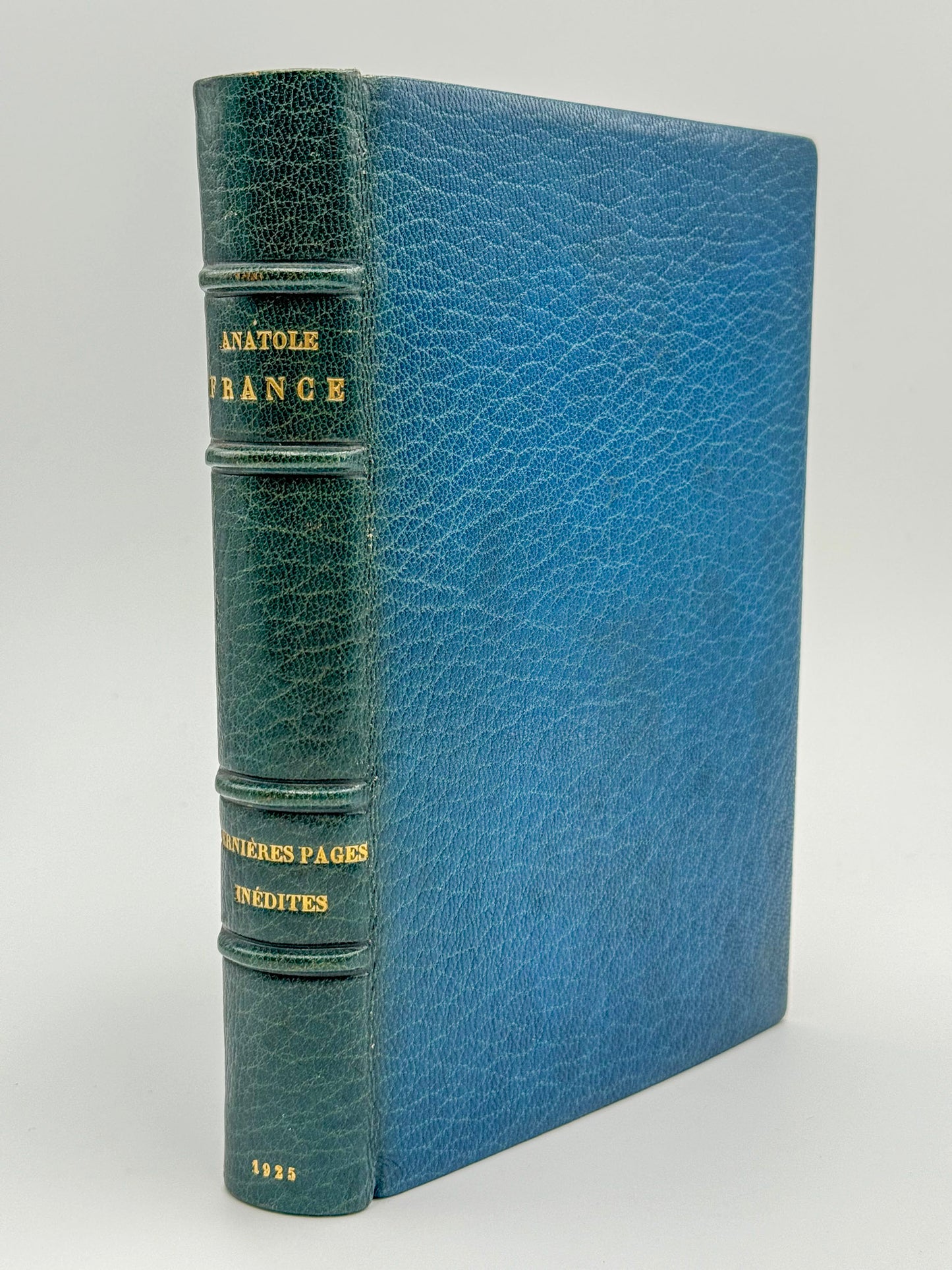 Dernières pages inédites d'Anatole France.